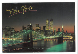 BR357 New York Brooklyn Bridge Viaggiata 1993 Verso Roma - Brooklyn