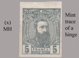 1987 * CONGO FREE STATE/ ETAT IND. CONGO = COB 12 MH UNDENTED LEOPOLD II 3/4 PROFILE - 1884-1894