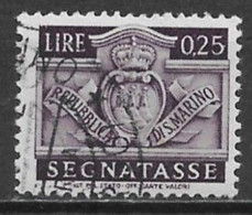 San Marino 1945. Scott #J69 (U) Coat Of Arms - Strafport