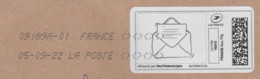 Montimbrenligne Timbre Imprimé De La Poste Stamp Printed From Post Office Pli Courrier Cover Lettre Verte Letter - Timbres à Imprimer (Montimbrenligne)