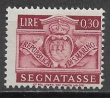 San Marino 1945. Scott #J70 (MH) Coat Of Arms - Timbres-taxe