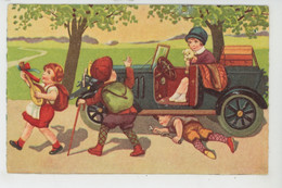 ENFANTS - LITTLE GIRL - MAEDCHEN - ITALY - Jolie Carte Fantaisie Enfants Automobile En Panne - AMAG N° 278 - Dessins D'enfants