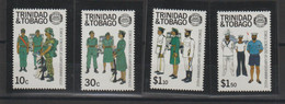 Trinidad Et Tobago 1988 Uniformes Militaires 577-80, 4 Val ** MMH - Trinidad & Tobago (1962-...)
