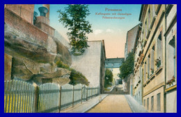 * Pirmasens - Kaffeegasse Mit Chemaligen - Felsenwohnungen - Colorisée - 1919 - Pirmasens