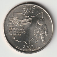 U.S.A. 2002 P: Quarter, Ohio, KM 332 - 1999-2009: State Quarters