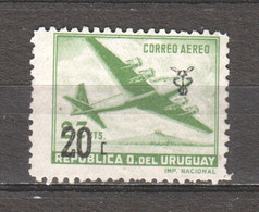 Uruguay 1960 Mi 865C MNG AIRPLANE - Uruguay