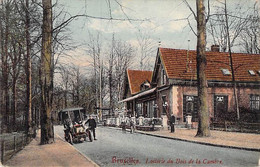 CPA BELGIQUE BELGIUM BRUXELLES LAITERIE DU BOIS DE LA CAMBRE DOS DIVISE ECRIT 1907 - Artigianato