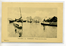 DAHOMEY 096 SEGBOROUE Pecheurs Lancant Filets Barques Lac Aémé No 20 Cliché E.R - Dahomey