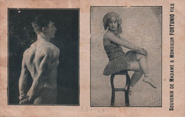 CPA Souvenir De Madame Et Monsieur Fortunio Fils - Cirque - - Circus