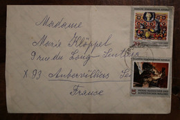 1960 APOLDA DDR Werke Russischer Aubervilliers France Cover - Brieven En Documenten