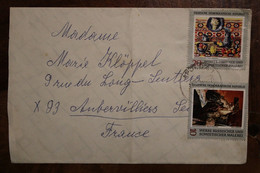 1960 APOLDA DDR Werke Russischer Aubervilliers France Cover - Briefe U. Dokumente