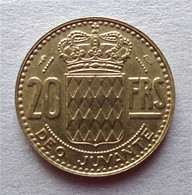 - MONACO - Rainier III Prince De Monaco - 20 Francs. 1950 - SUP - - 1949-1956 Old Francs