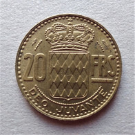 - MONACO - Rainier III Prince De Monaco - 20 Francs. 1950 - - 1949-1956 Old Francs