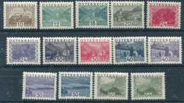 AUSTRIA 1932 Landscape Definitive Small Format, LHM / *.  Michel 530-43 - Nuevos