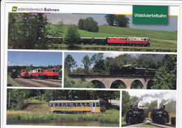 Eisenbahn Ak  Waldviertelbahn Zwischen Gmünd, Groß Gerungs Und Litschau, Schmalspurbahn, NÖ Bahnen - St. Pölten