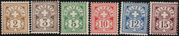 Schweiz Wertziffer Satz Zu#80-85 ** Postfrisch. - Unused Stamps