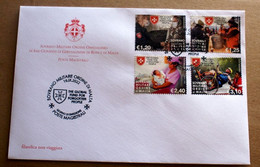 SMOM 2022, 10 ANNIVERSARY THE GLOBAL FUND FORGOTTEN PEOPLE, SET FDC - Sovrano Militare Ordine Di Malta