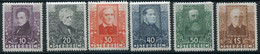 AUSTRIA 1931 Writers Set LHM / *.   Michel 524-29 - Neufs