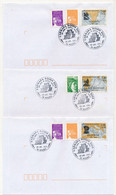 FRANCE - 6 Env. Affr Série Des Navigateurs, Oblit Temporaire "L'Armada ROUEN 2003" 3 Juillet 2003 ROUEN - Commemorative Postmarks