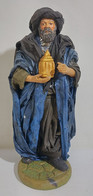 01559 Pastorello Presepe Napoletano - Statuina In Terracotta - Re Magio - 26 Cm - Nacimientos - Pesebres