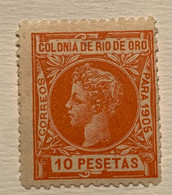 1905. RIO DE ORO. Alfonso XIII. Edifil Nº 16. * Nuevo Con Fijasellos - Rio De Oro