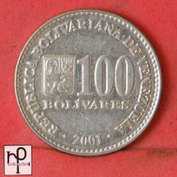 VENEZUELA 100 BOLIVARES 2001 -    KM# 83 - (Nº51090) - Venezuela