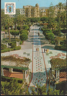 Carte Postale. Melilla. Parc Hernandez. Ecrite. Etat Moyen. Taches. - Melilla