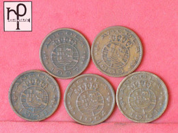 ANGOLA    - LOT 5 COINS    - (Nº51103) - Lots & Kiloware - Coins