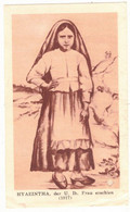 RELIQUIA HYAZINTHA JACINTA 1917 CARMEL STE THERESE COIMBRA LISBOA IMAGE PIEUSE HOLY CARD SANTINI HEILIG  PRENTJE - Imágenes Religiosas