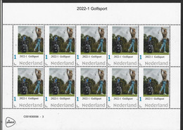 Nederland  2022-1 Golfsport     Vel-sheetlet    Postfris/mnh/neuf - Ungebraucht