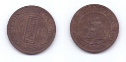 French Indochina 1 Cent 1879 A - Viêt-Nam