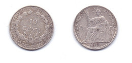 French Indochina 10 Cent 1901 - Viêt-Nam