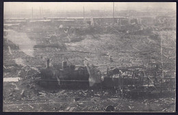 +++ Photo Carte Foto - Archives TCB - Station De DENDERLEEUW - Statie - Octobre 1924 - Train Détruit - Inédite 1/2   // - Denderleeuw