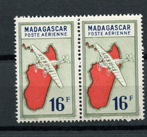 MADAGASCAR PA 38b 6 AVEC CROCHET  LUXE NEUF SANS CHARNIERE - Airmail