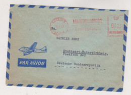 BULGARIA SOFIA 1965 Airmail   Cover To Germany Meter Stamp - Covers & Documents