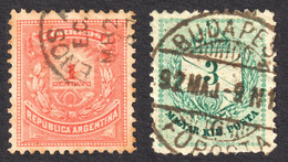 Stamp Plagiarism - 1882 ARGENTINA Vs. Hungary LETTER ENVELOPE Color Number - Altri & Non Classificati