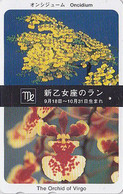 Télécarte JAPON / 110-011 - Fleur ORCHIDEE - Zodiaque VIERGE - ORCHID Flower ZODIAC Horoscope JAPAN Phonecard - Zodiaco