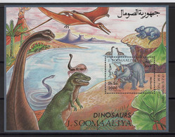 Somalie - BF N°28 - Faune Prehistorique - Cote 12.50€ - ** Neufs Sans Charniere - Somalie (1960-...)