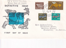 IRELAND 1969 DEFINITIVE FDC COVER. - Brieven En Documenten