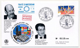 FRANCE - Env 3,00 Elections Conseil Européen - 50eme Anniversaire Conseil Europe - Strasbourg 5.5.1999 - Cartas & Documentos