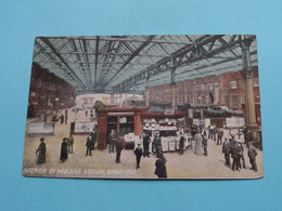 Interior Of Midland STATION, BRADFORD ( Edit. ? ) Anno 19?? ( See/voir Scans ) ! - Bradford