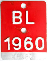 Velonummer Basel-Land BL 60 - Placas De Matriculación