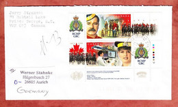 Brief, Zusammendruck Polizei, Prince George Nach Aurich 1998 (10658) - Cartas