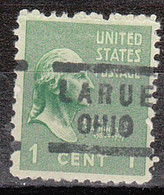 USA Precancel Vorausentwertungen Preo Locals Ohio, Larue 562, Stamp Thin - Vorausentwertungen