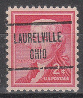 USA Precancel Vorausentwertungen Preo Locals Ohio, Laurelville 723 - Preobliterati
