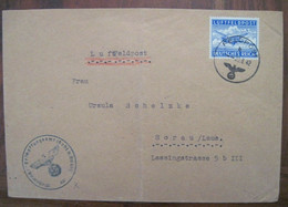 Feldpost 1942 Feldpostnummer 18316 Nach Sorau Lausitz ZARI Poland Reich Allemagne Cover WK2 Armée Empire Allemand Dt - Lettres & Documents