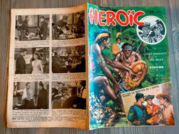 HEROIC N° 84 RAOUL Et GASTON Le Sentier De L'enfer Le Fils De KINOWA Les Négriers De La Cote D'voire 19/09/1953 - Sagédition