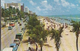 Brazil ** & Postal, Recife, Partial View Of The Beautiful Boa Viagem Beach (1403) - Souvenir De...