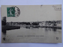 CPA (41) Loir Et Cher - MONTRICHARD, Vue Sur Les Quais - Montrichard