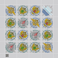 Russia 2022 Ministries Of The Russian Federation Block Of 3 Sets Of 5 Stamps And Label - Nuovi